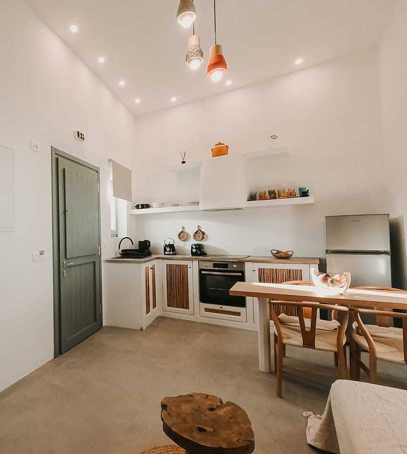 Το εσωτερικό του Villa Aelia στη Φολέγανδρο