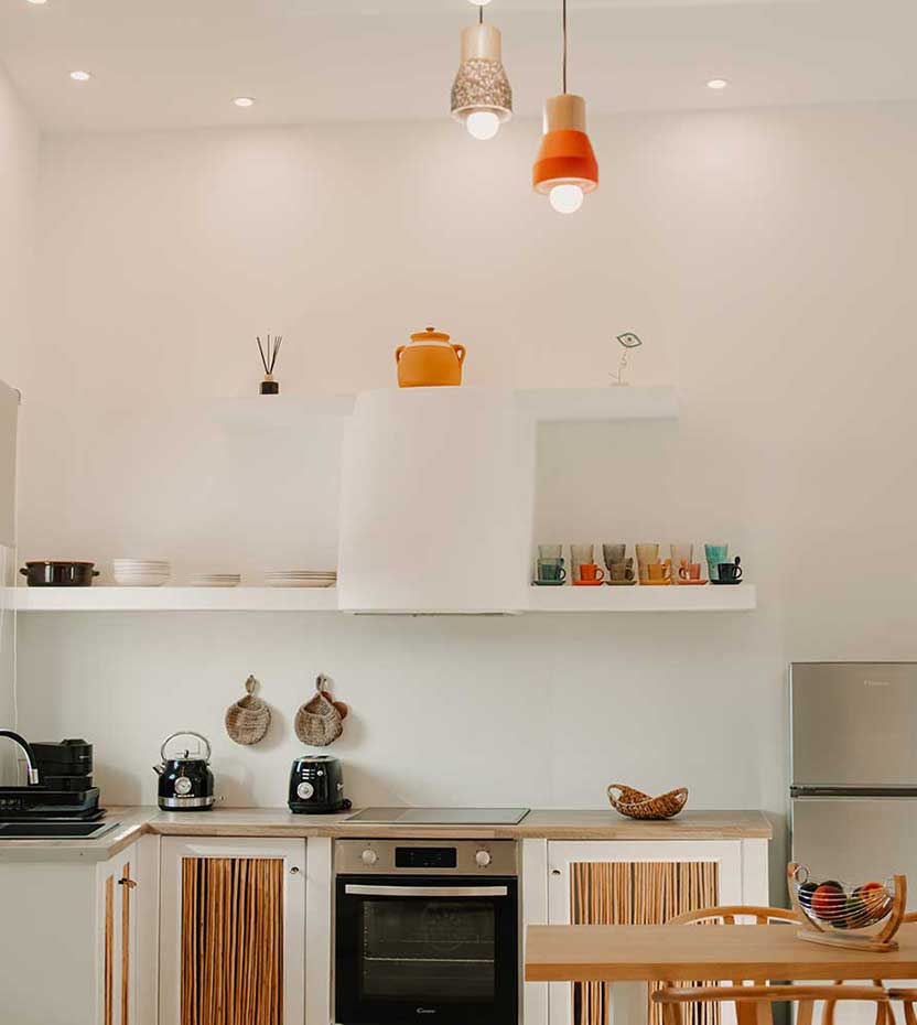 Η κουζίνα του Villa Aelia