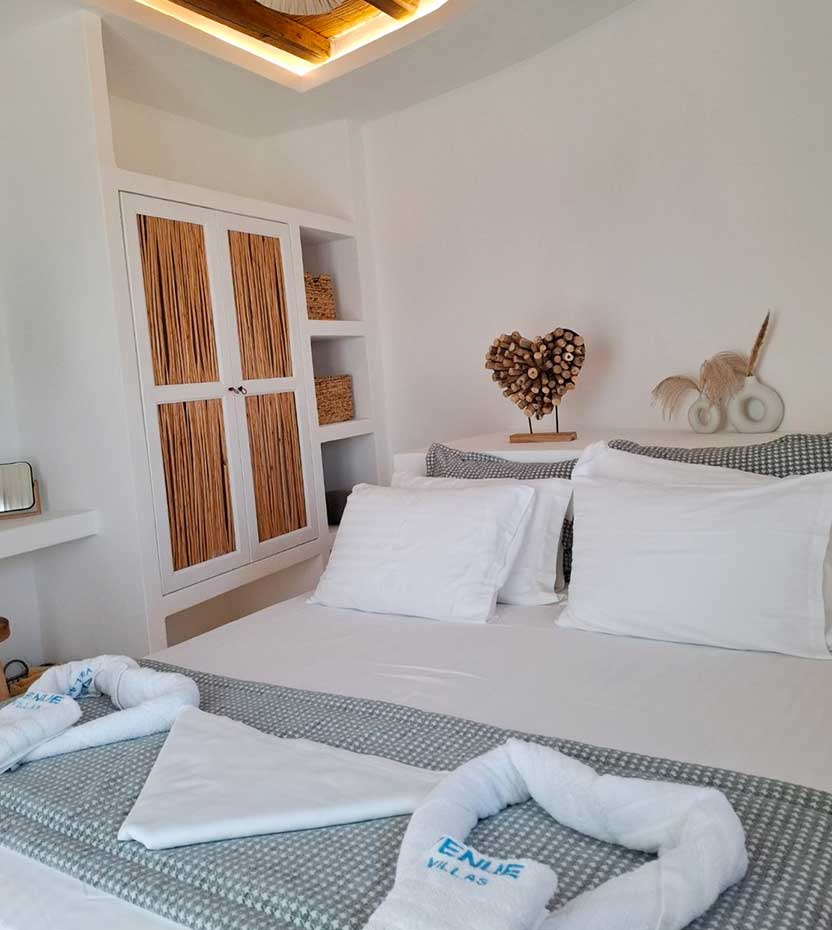 Το υπνοδωμάτιο του villa Aelia