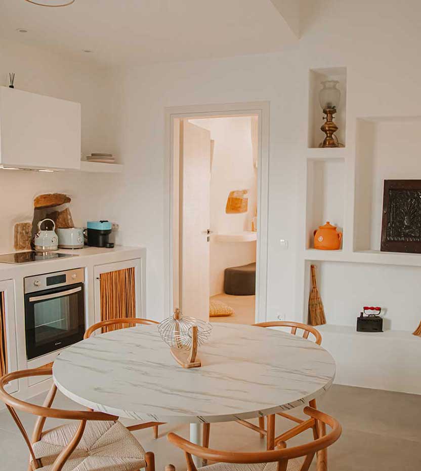 Η κουζίνα στο Villa Anemona