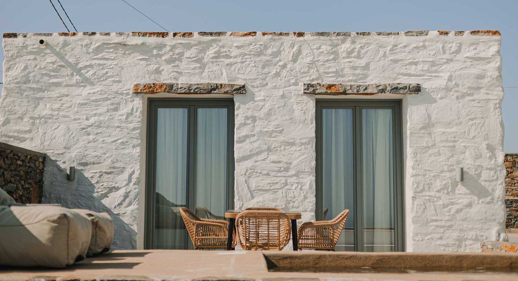 Εξωτερικό καθιστικό στο Villa Anemona