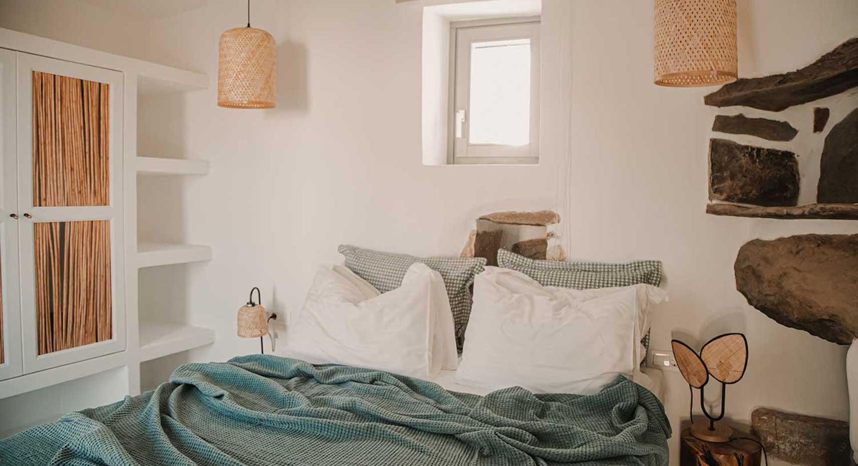 Το δεύτερο υπνοδωμάτιο στο Villa Anemona στη Φολέγανδρο