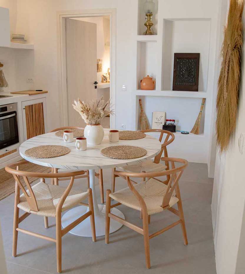 Η κουζίνα του Villa Anemona στη Φολέγανδρο