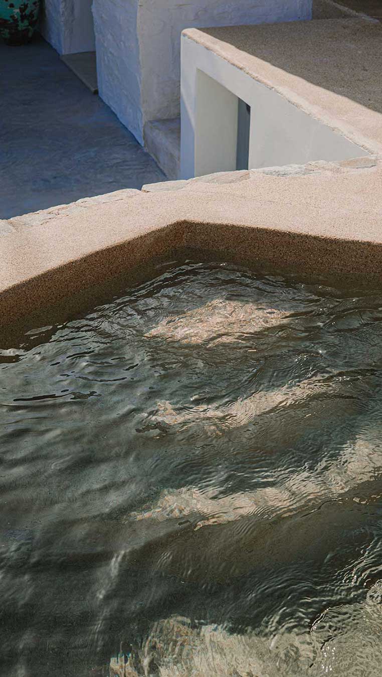 Ο χώρος του υδρομασάζ